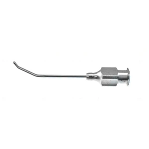 Kelman cyclodialysis cannula 19 gauge angled 12.0mm from bend to tip flattened 2.5mm angled up – surgivalley (016040068)