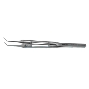 Kelman-McPherson suturkraft 4 1/8" vinklet 45º skaft 0.12mm 1x2 tænder sat i 90º 8.0mm knudeplader, ergonomisk perforeret rundt håndtag – surgivalley (090210828)