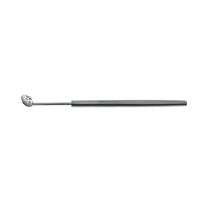 Keratoplasty spatula round," perforated blade flat handle – surgivalley (999060100)