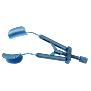 Kershner reversible lid speculum 2 7/8 adult size," thin 15.0mm solid blades," nasal or temporal 20.0 cm (8.0) – surgivalley (010040081)