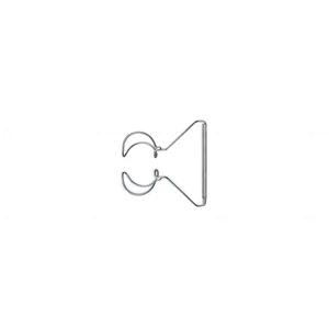Kratz-Barraquer lid speculum 1 1/2 adult size 15.0mm open wire wing blades," nasal approach," ad 5.0 cm (2") – surgivalley (003040025)