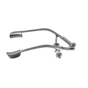 Lange lid speculum 3 5/8 solid 5.0mm x 20.0mm blades with thumbscrew 7.5 cm (3") – surgivalley (010040009)