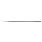 Lester lens manipulator 4 1/2 vaulted shaft 10.0mm from bend to tip 0.25mm hourglass-shaped ti 5.0 cm (2")