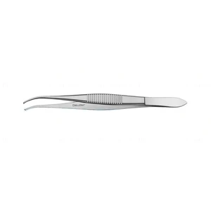 Leydhecker Tissue Forceps 1x2 Teeth Curved 10.8 cm (4.2) – surgivalley (001212704)