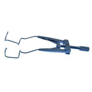 Lieberman lid speculum 3 1/4 adult size 14.0mm open K-wire blades," temporal approach," adjustab 10.0 cm (4") – surgivalley (010040020)
