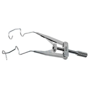 Lieberman lid speculum 3 1/4 adult size 14.0mm open V-wire blades," temporal approach," adjustab 10.0 cm (4") – surgivalley (010040029)