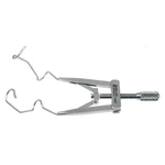 Lieberman lid speculum 3 1/4 adult size 19.0mm open V-wire blades," temporal approach," adjustab 10.0 cm (4")