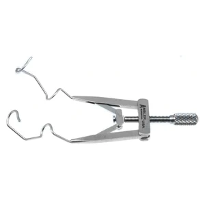 Lieberman lid speculum 3 1/4 adult size 19.0mm open V-wire blades," temporal approach," adjustab 10.0 cm (4") – surgivalley (010040030)