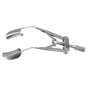 Lieberman lid speculum 3 1/4 adult size," thin 17.0mm solid blades," nasal approach," adjustable " 10.0 cm (4") – surgivalley (010040023)