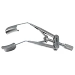 Lieberman lid speculum 3 adult size," thin 15.0mm solid blades," nasal approach," adjustable thum 7.5 cm (3")