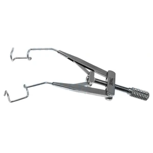 Lieberman lid speculum 3 pediatric size 10.0mm open K-wire blades," nasal approach," adjustable " 7.5 cm (3") – surgivalley (010040048)