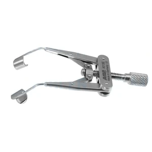 Lieberman lid speculum," infant size 5.0mm solid blades," nasal approach," adjustable thumb-screw – surgivalley (010040018)