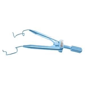 Lieberman temporal speculum flat "'V'" shaped blades adult size – surgivalley (010040016)