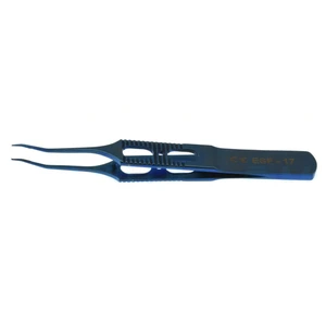 Lims suturing forceps straight shafts 1x2 teeth with tying platform flat handle titanium – surgivalley (001212159)