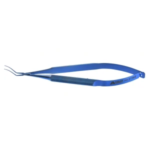 Lindstrom IOL inserting forceps, cross-action angled shafts round handle titanium – surgivalley (001212611)
