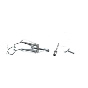 Machat aspirating LASIK lid speculum 2 3/4 adult size 15.0mm open V-wire blades," nasal approac 10.0 cm (4") – surgivalley (010040055)