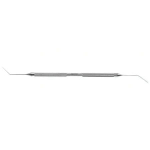 Maloney nucleus rotator 5 1/4 double-ended angled shafts 12.0mm from bend to tips 0.5mm spatul 10.0 cm (4") – surgivalley (999040217)