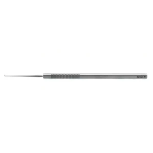 Maumenee iris hook 4 3/4 straight shaft, fully curved 1.0mm blunt hook flat handle – surgivalley (002211659)