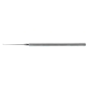 Maumenee iris hook 4 3/4 straight shaft, fully curved 1.5mm sharp hook flat handle – surgivalley (002211664)