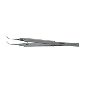 Maumenee tying forceps 4 angled, concave tips, guide pin round handle – surgivalley (001212624)