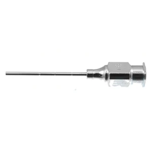 Maumenee vitreous aspirating needle 18 gauge straight," markings at 10.0mm, 15.0mm and 20.0mm fr – surgivalley (999040096)
