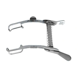 Mellinger lid speculum 2 3/4 adult size 16.0mm closed wire blades 27.0mm blade spread," nasal a 10.0 cm (4") – surgivalley (010040077)