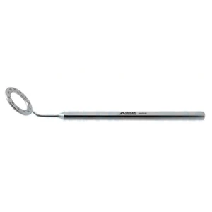 مقياس درجات Mendez بطول 4 1/2"، قطر داخلي 12.0mm، قطر خارجي 18.0mm، يقيس 0-180º بتدرجات 10º ومقبض مسطح – surgivalley (999040331)