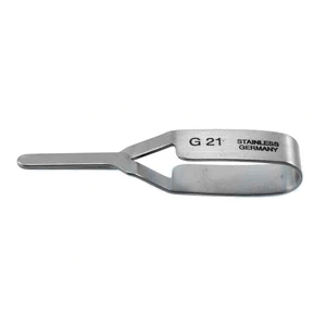 Micro Serrefine 1 gerade 9,0mm glatte Backen 2,5 cm (1")