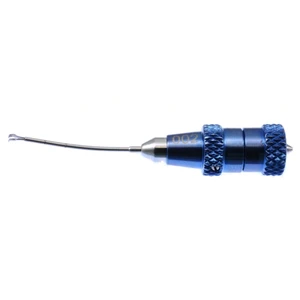 MICS capsulorhexis forceps tip 2 23 gauge 360° rotatable 17.0mm length, slightly curved shaft sharp grasping tips titanium for use with MICS handle #9910T – surgivalley (001213033)