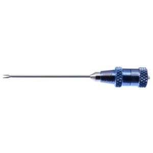 MICS gripping forceps tip 20 gauge straight 2.2mm smooth tips with microteeth working length 30.0mm titanium for use with MICS handle #9910T – surgivalley (001213168)