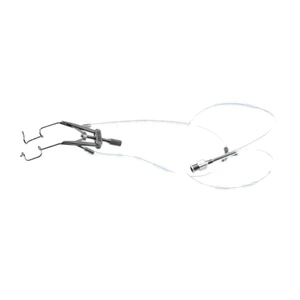 Miyajima aspirating lid speculum 3 1/2 adult size 15.0mm open K-wire blades," temporal approach 5.0 cm (2") – surgivalley (010040044)
