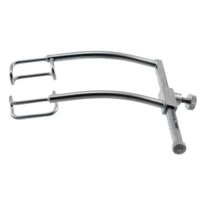 Murdoch lid speculum 2 1/4 adult size 15.0mm closed wire blades," nasal approach 26.0mm blade s 10.0 cm (4") – surgivalley (010040069)