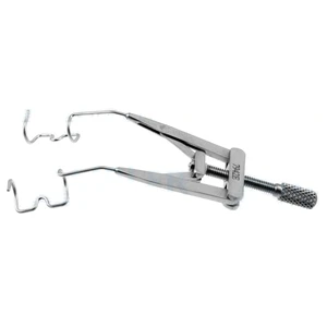 Netland-Lieberman lid speculum adult size 14.0mm open wire blades with 2.5mm suture notches," na – surgivalley (010040121)