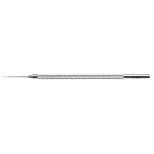 Nevyas soft IOL manipulating hook 4 3/4 straight shaft 0.25mm textured tip round handle 10.0 cm (4") – surgivalley (005040022)