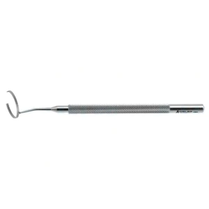Nichamin Fixierring und Messlehre 4, offen, 14,0 mm Ring mit 8,0 mm Ausschnitt, feine Zähne, Messlehre markiert 10,0 cm (4")