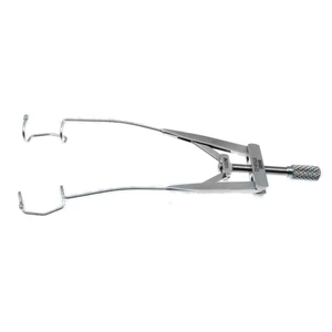 Nordan lid speculum 4 1/8 adult size 15.0mm open V-wire blades with olive tips," nasal approach 20.0 cm (8.0) – surgivalley (010040136)