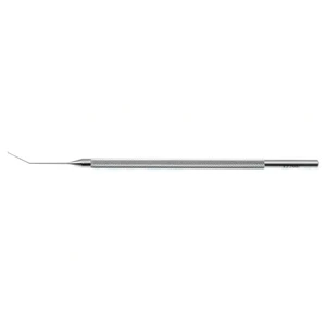 Osher Y-hook lens manipulator 4 3/4 angled shaft 10.0mm from bend to tip round handle 10.0 cm (4") – surgivalley (005040030)