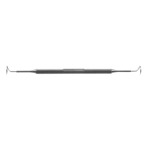 Probe Pigtail 5 1/2 dupla extremidade curvada ganchos de sutura 1.0mm cabo redondo 12.5 cm (5.0)