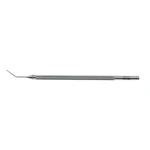 Pisacano nucleus rotator 4 1/2 angled shaft 10.5mm from bend to tip flat blunt," disc-shaped ve 5.0 cm (2")