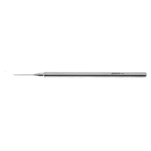 Rosenwasser DALK trisector 4 5/8 angled 10.0mm from bend to tip 0.9mm flattened spatula tip with defined anterior surface edge flat handle