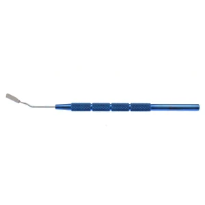 Rosenwasser lamellar donor shovel 4 3/4 9.0mm long x 4.0mm wide plate with retaining rim on 2 " 10.0 cm (4") – surgivalley (999040686)