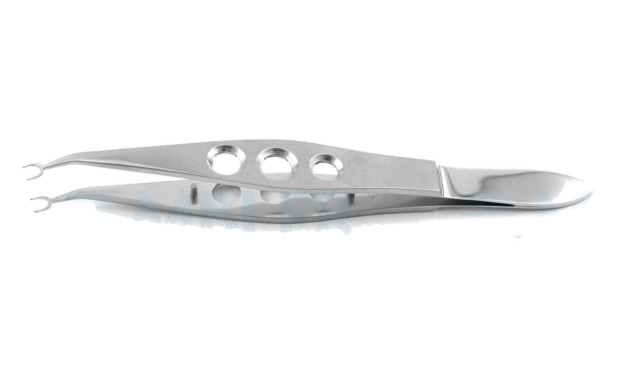 Surgical Tissue Forceps 1x2 Teeth Angled 10.8 cm (4.2)