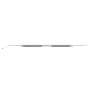 Barredora de pulido de cápsula Safran 5 7/8 doble extremo angulada izquierda y derecha mango redondo 12.5 cm (5.0)