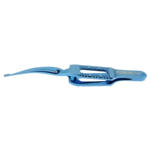 Salz nucleus splitter forceps 3 vaulted shaft flat handle titanium – surgivalley (001213287)