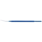Seibel nucleus chopper 4 1/2 angled shaft 15.0mm from bend to tip 0.5mm olive-shaped tip curve 5.0 cm (2")