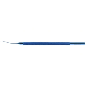 Seibel nucleus chopper 4 1/2 angled shaft 15.0mm from bend to tip 0.5mm olive-shaped tip curve 5.0 cm (2") – surgivalley (999040268)