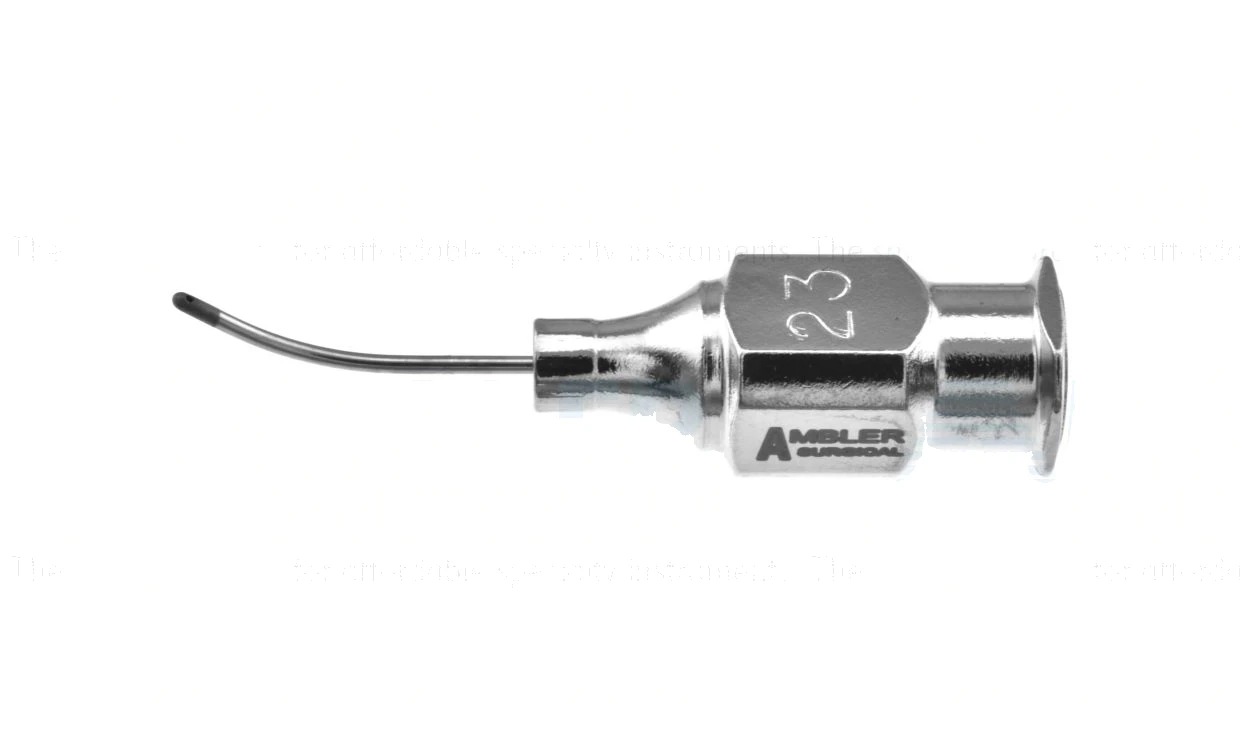 Simcoe chirurgische Kanüle gebogen ophthalmologisches Instrument für Mikro-Präzisions-Spülung und -Aspiration