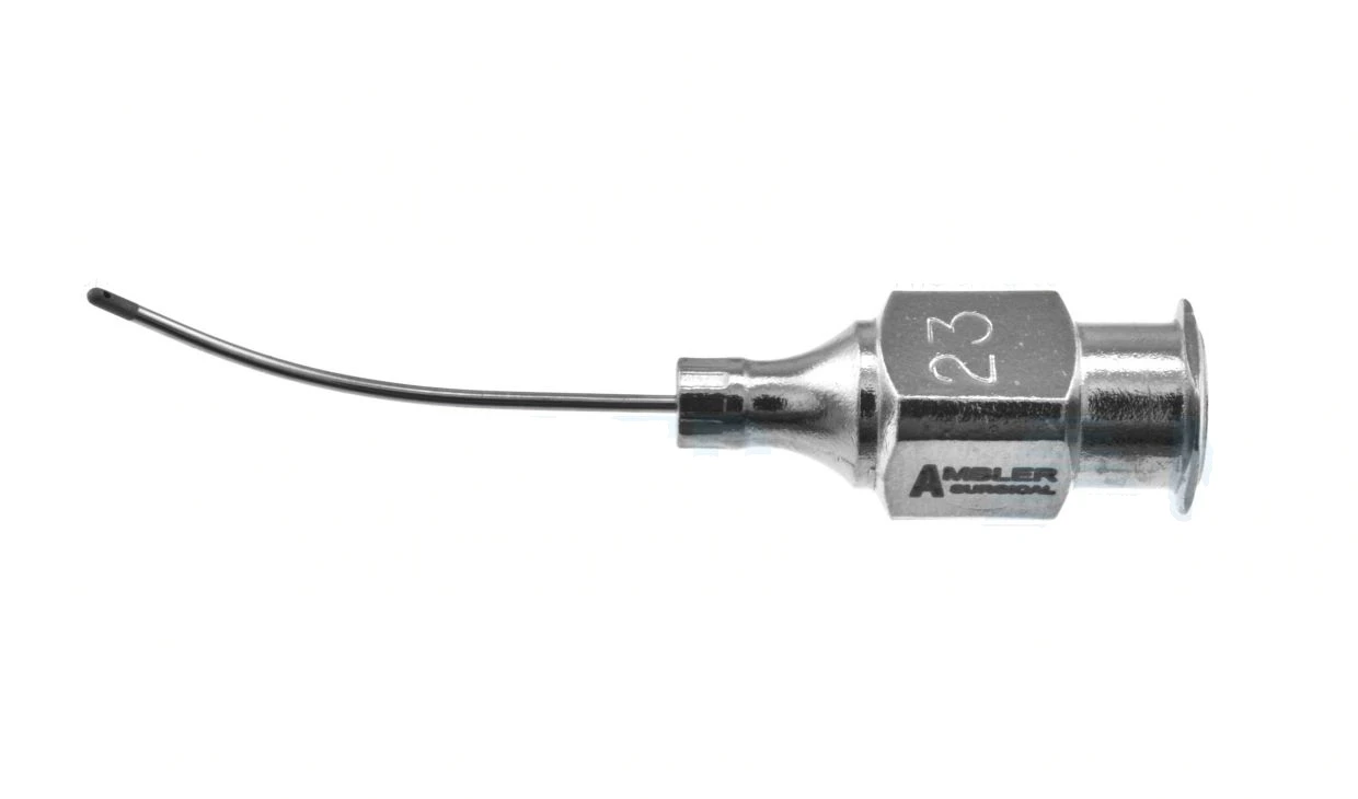 Simcoe chirurgische Kanüle gebogen ophthalmologisches Instrument für Mikro-Präzisions-Spülung und -Aspiration