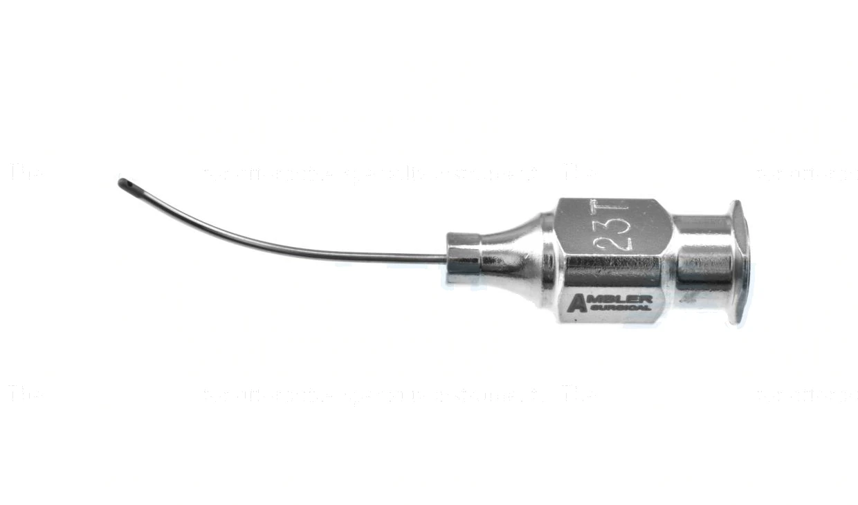 Simcoe Surgical Cannula Curved for Ophthalmic Irrigation and Aspiration
