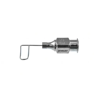 Simcoe nucleus delivery cannula 25 gauge thin-wall angled left serrated 4.0mm x 13.0mm loop," du – surgivalley (016040115)
